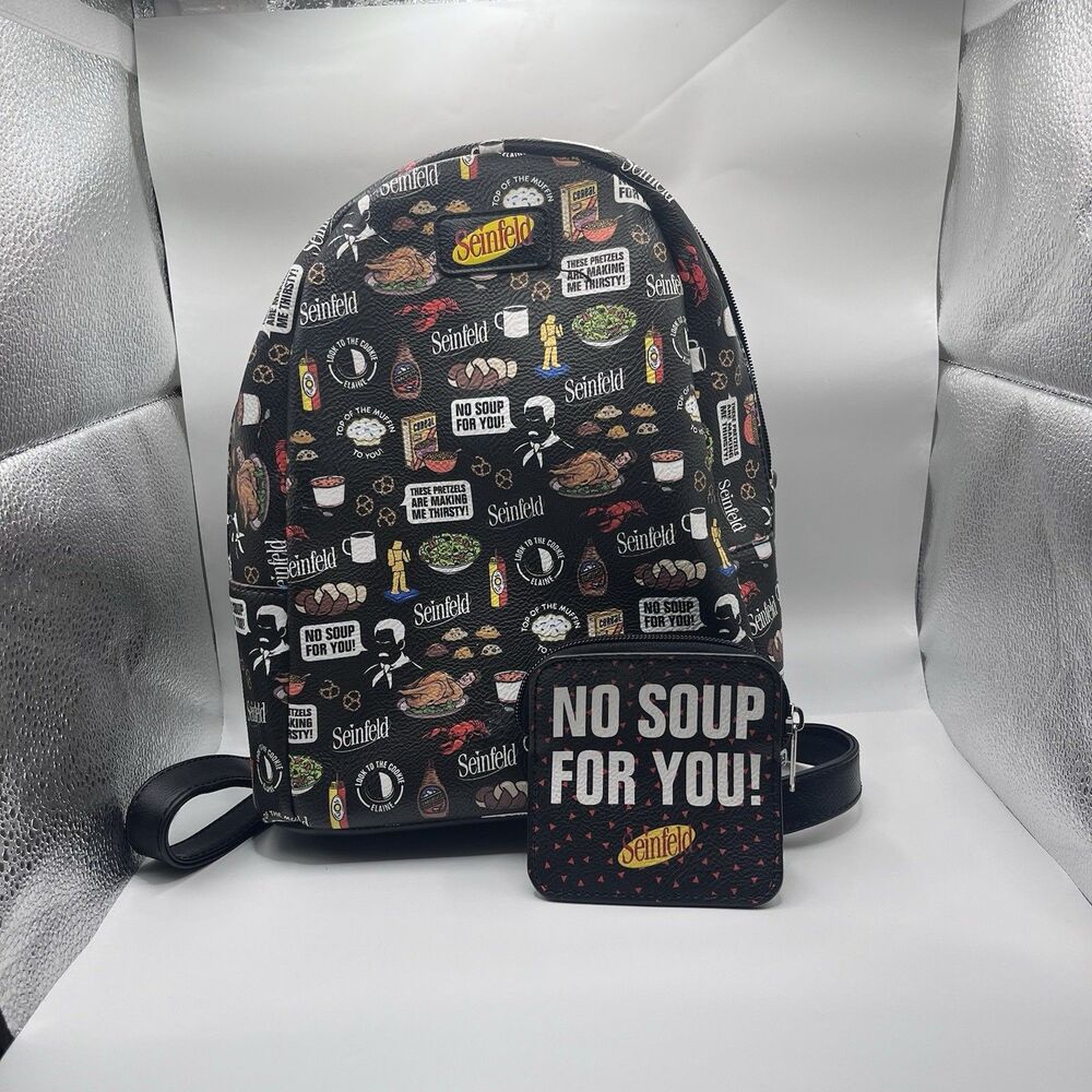 Funko Seinfeld Faux Vegan Leather Small Backpack With Wallet